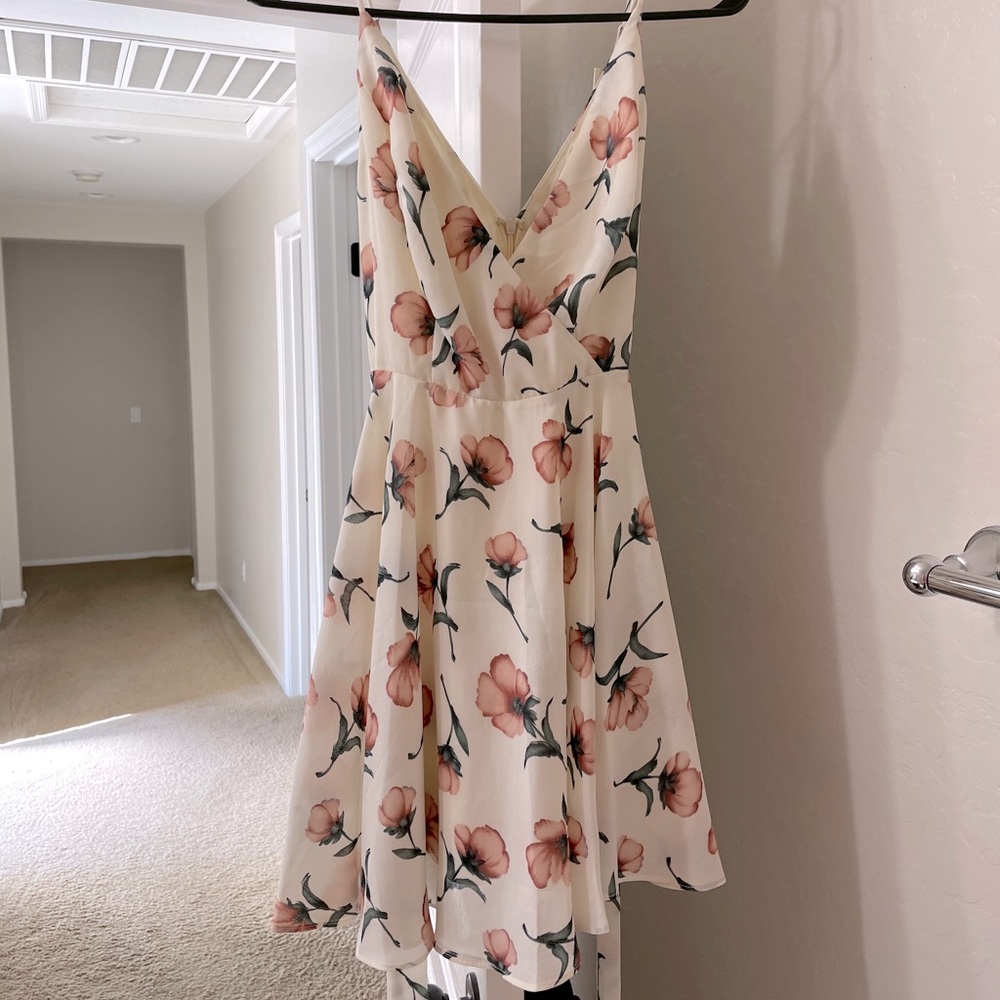 NWT never worn white floral dress